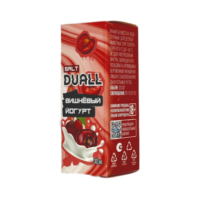 DUALL hard Вишнёвый йогурт 30мл