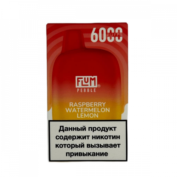 FLUM Pebble 6000 Малина, арбуз, лимон