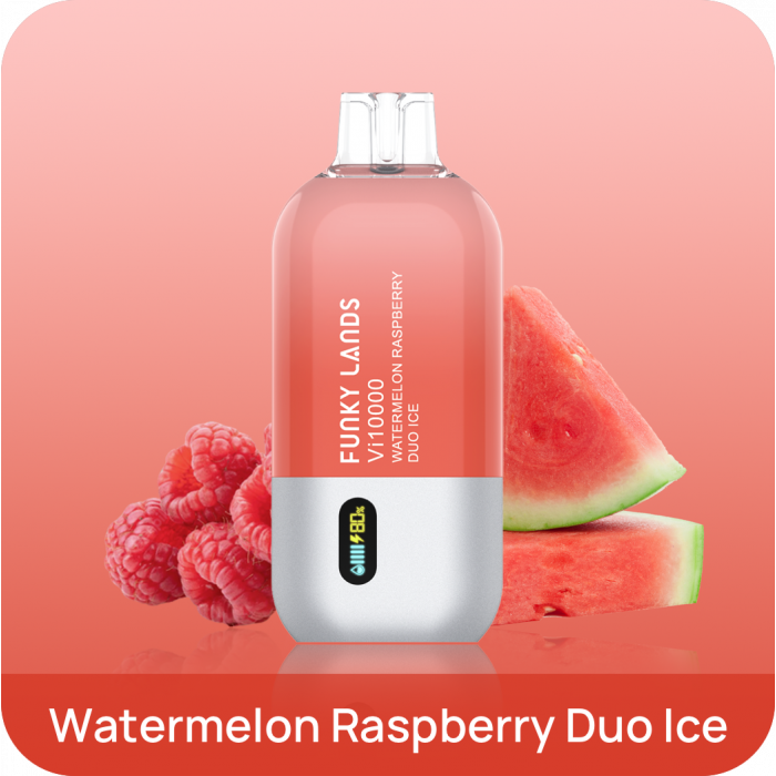 Funky Lands Vi 10000 (Арбуз, малина и двойной лёд)