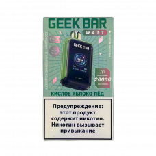 GEEK BAR WATT 20000 Кислое яблоко, лёд