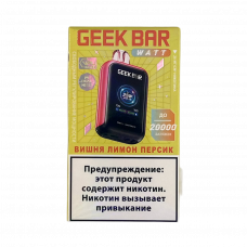 GEEK BAR WATT 20000 Вишня, лимон, персик