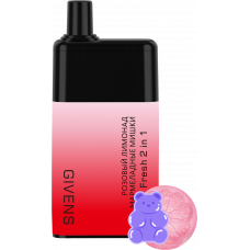 GIVENS 2в1 5000 Розовый лимонад + Мармеладные мишки