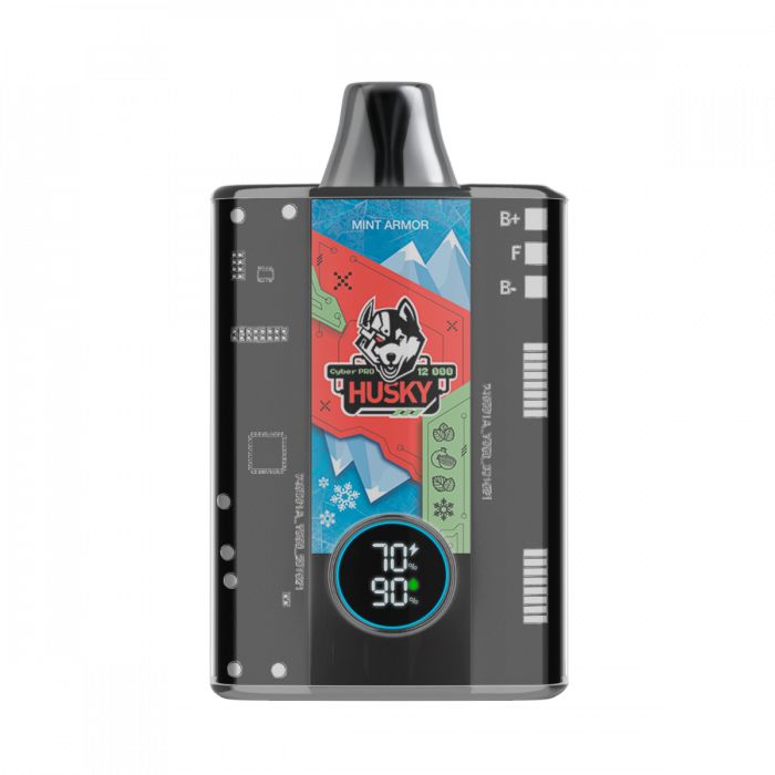 HUSKY CYBER PRO 12000 Ментол мята гранат лёд