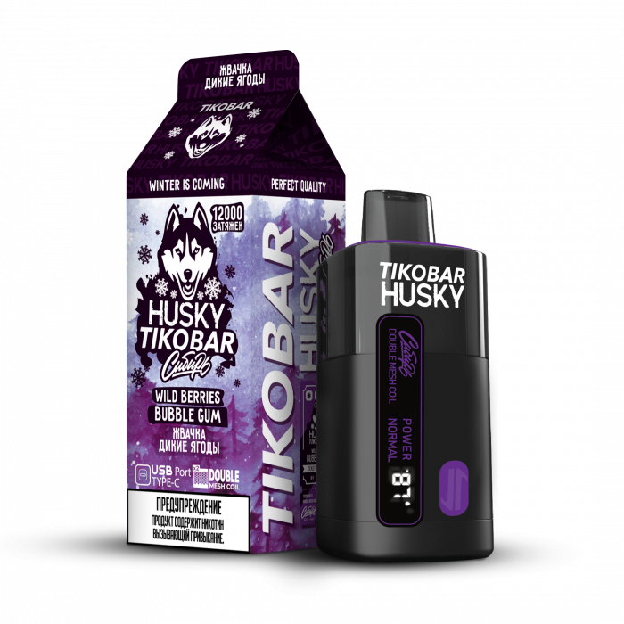 HUSKY TIKOBAR HARD Жвачка, дикие ягоды