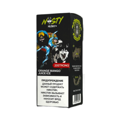Жидкость NASTY X HUSKY Strong Апельсин Сок Манго лёд
