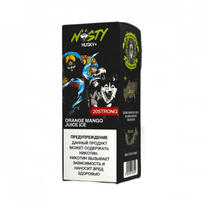 Жидкость NASTY X HUSKY Strong Апельсин Сок Манго лёд