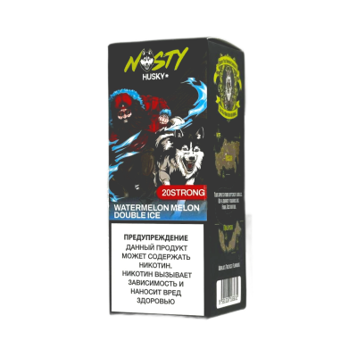 Жидкость NASTY X HUSKY Strong Арбуз Дыня двойной лёд