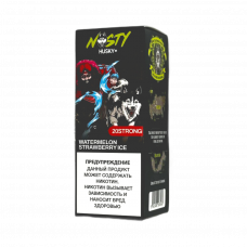 Жидкость NASTY X HUSKY Strong Арбуз Клубника