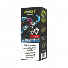 Жидкость NASTY X HUSKY Strong Двойная Клубника двойной лёд