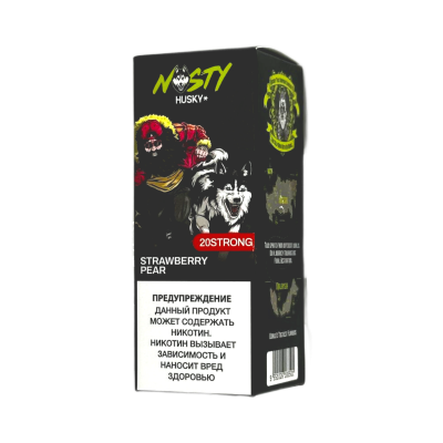 Жидкость NASTY X HUSKY Strong Клубника Груша