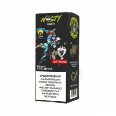 Жидкость NASTY X HUSKY Strong Персиковый Йогурт лёд
