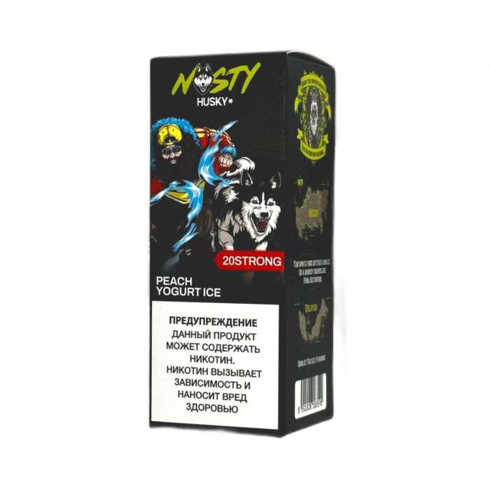 Жидкость NASTY X HUSKY Strong Персиковый Йогурт лёд