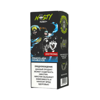 Жидкость NASTY X HUSKY Strong Пина Колада двойной лёд