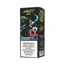 Жидкость NASTY X HUSKY Strong Тройная Ягода двойной лёд