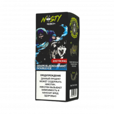 Жидкость NASTY X HUSKY Strong Виноград Чёрная Смородина двойной лёд
