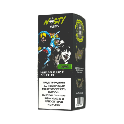 Жидкость NASTY X HUSKY Ананасовый сок Личи лёд
