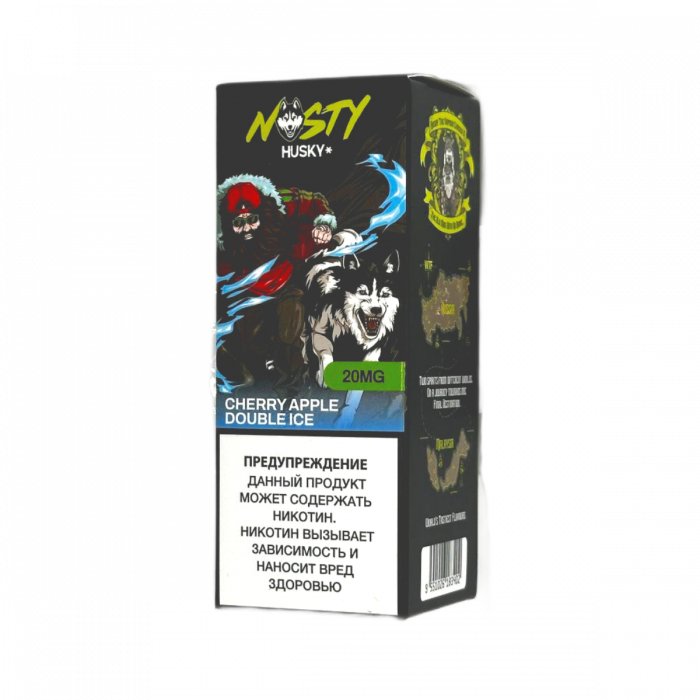 Жидкость NASTY X HUSKY Вишня Яблоко двойной лёд