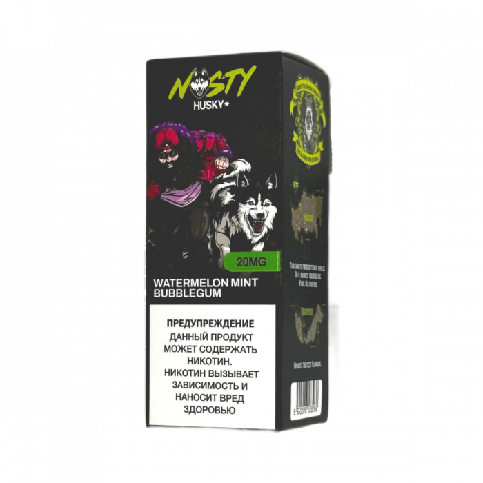 Жидкость NASTY X HUSKY Арбуз Мята Жвачка