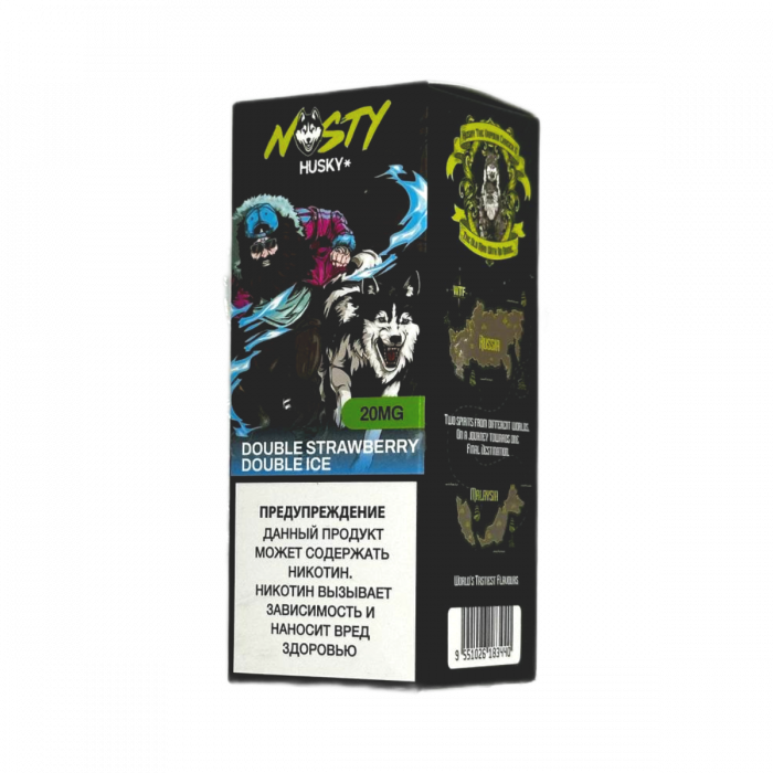 Жидкость NASTY X HUSKY Двойная Клубника двойной лёд