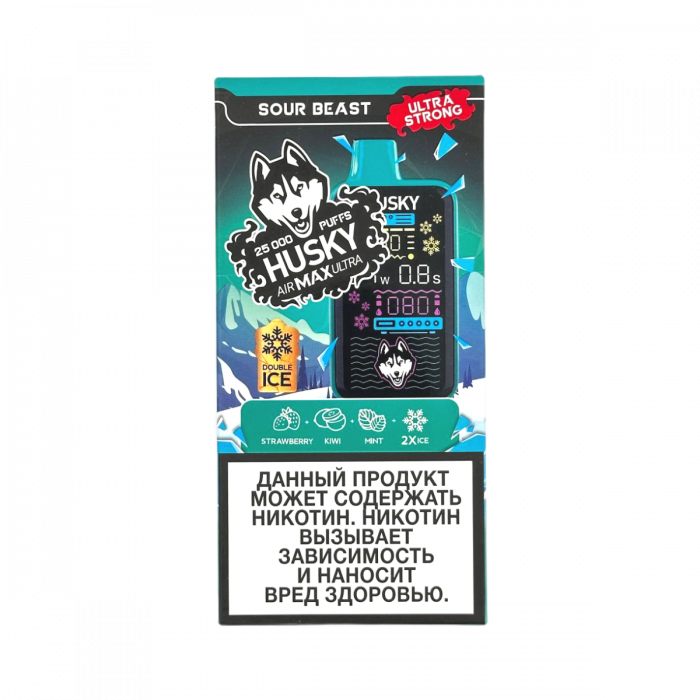 HUSKY AIRMAX ULTRA 25000 Клубника, киви, лед