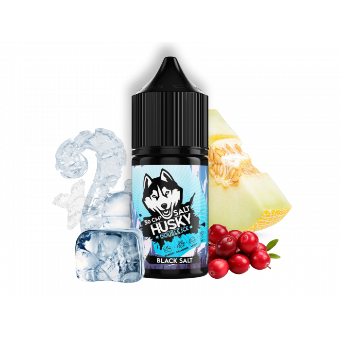 Жидкость HUSKY Double Ice Salt Strong Black Salt Голубика клюква дыня
