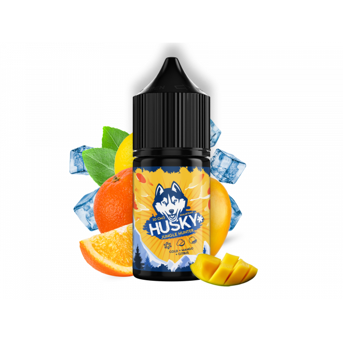 Жидкость HUSKY Malaysian Series Salt Jungle Hunter 30 мл (Индийский манго, цитрусы и кубики льда)