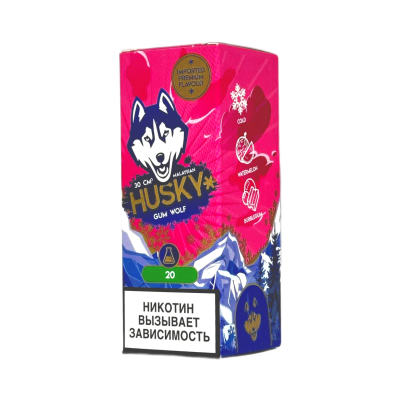 Жидкость Husky Import МАЛАЙЗИЯ Gum Wolf (арбузная жвачка, мята)