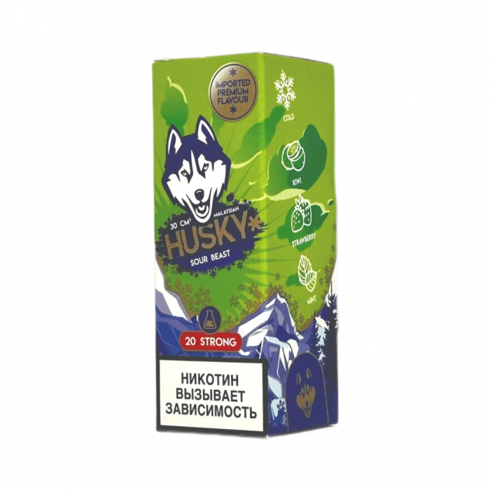 Жидкость Husky Import МАЛАЙЗИЯ Sour Beast (киви, клубника, мята)
