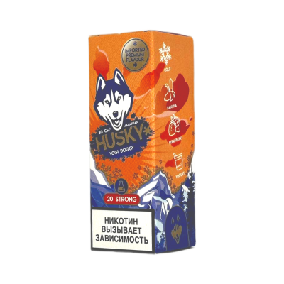 Жидкость Husky Import МАЛАЙЗИЯ Strong Yogi Doggy (йогурт, персик, клубника)