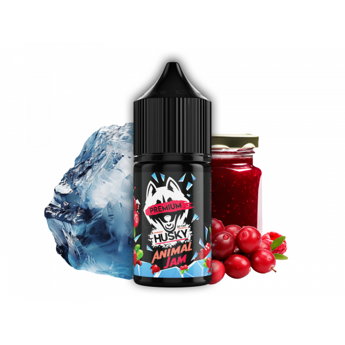 Жидкость HUSKY PREMIUM Animal Jam 30 мл (Лесные ягоды, малиновый джем и лед)