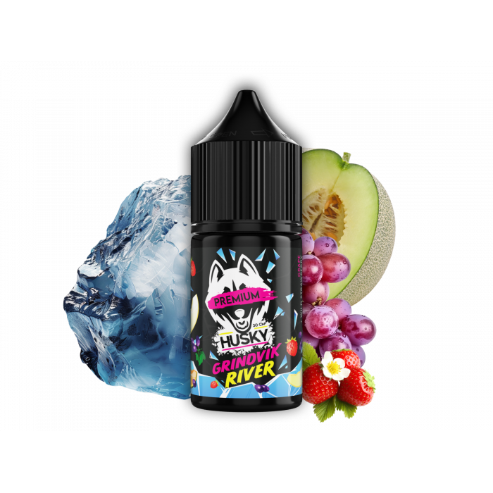 Жидкость HUSKY PREMIUM Grinovik River Виноград клубника дыня