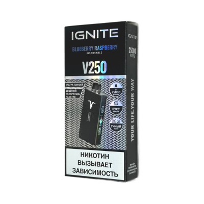 IGNITE V250 Black 25000 Черника Малина