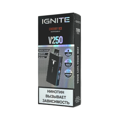 IGNITE V250 Black 25000 Вишня лёд