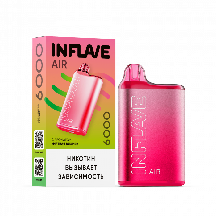 INFLAVE AIR Мятная Вишня 6000 затяжек