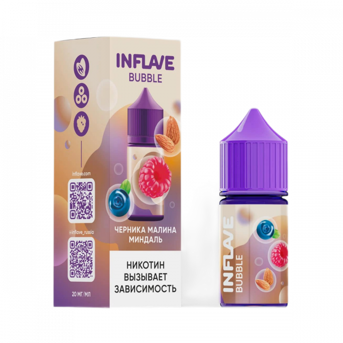 Жидкость INFLAVE BUBBLE Черника, малина, миндаль