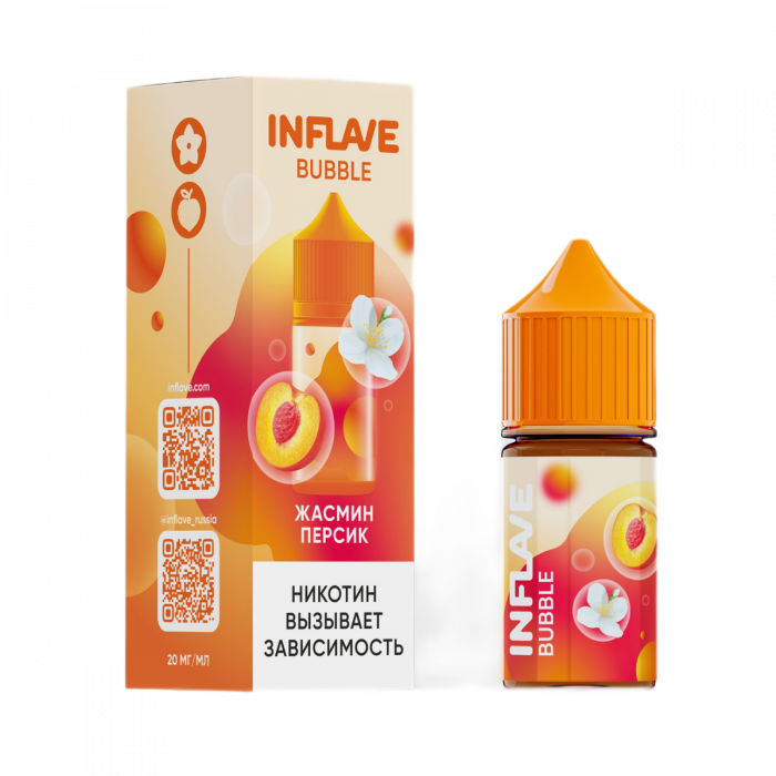 Жидкость INFLAVE BUBBLE Жасмин, персик