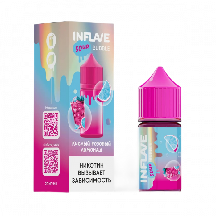 Жидкость INFLAVE BUBBLE Кислый розовый лимонад