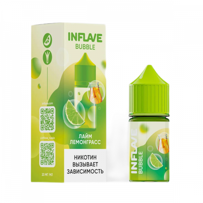 Жидкость INFLAVE BUBBLE Лайм, лемонграсс