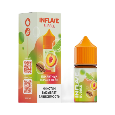 Жидкость INFLAVE BUBBLE Пикантный персик, лайм