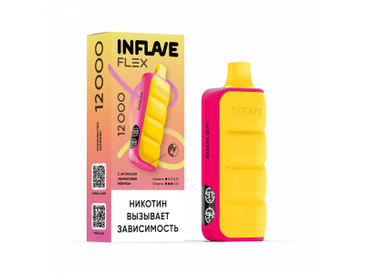 Новинка! Электронные сигареты INFLAVE FLEX на 12000 затяжек!