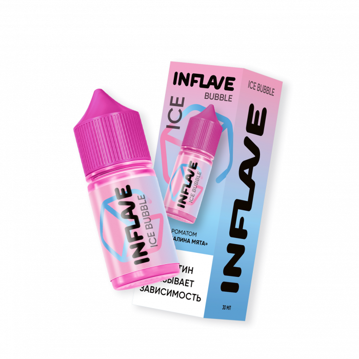 INFLAVE BUBBLE ICE Арбуз, малина, мята 30мл