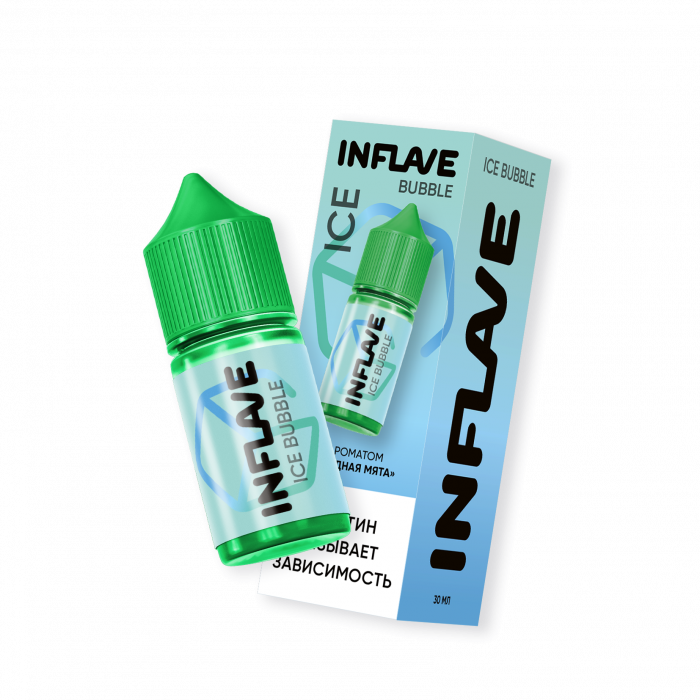 INFLAVE BUBBLE ICE Холодная мята 30мл