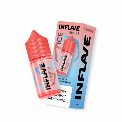 INFLAVE BUBBLE ICE Клубничный мохито 30мл