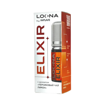 INFLAVE LOONA ELIXIR Персиковый чай, лимон