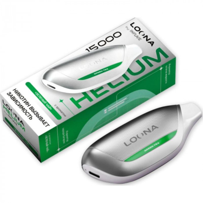 LOONA HELIUM BY INFLAVE 15000 Зелёный чай