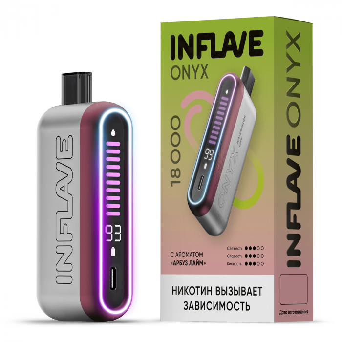 INFLAVE ONYX 18000 Арбуз Лайм