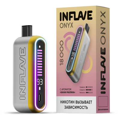 INFLAVE ONYX 18000 Банан Малина