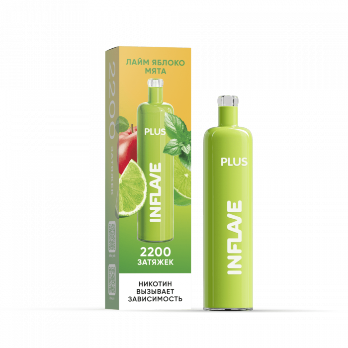INFLAVE Plus Лайм, яблоко, мята