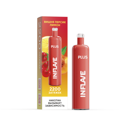 INFLAVE Plus Вишня, лимон, персик