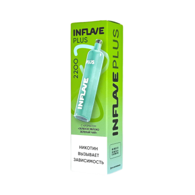 INFLAVE Plus Зелёное Яблоко Зелёный Чай